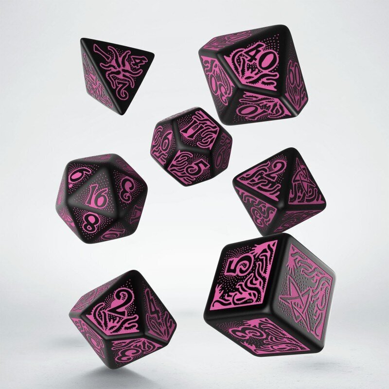 Call Of Cthulhu 7th Edition Dice Set, musta ja violetti) hinta ja tiedot | Lautapelit ja älypelit | hobbyhall.fi