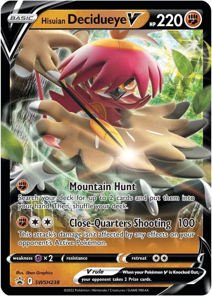 Peli Pokemon TCG - Divergent Powers Summer Tin 2022 - Hisuian Decidueye V hinta ja tiedot | Lautapelit ja älypelit | hobbyhall.fi