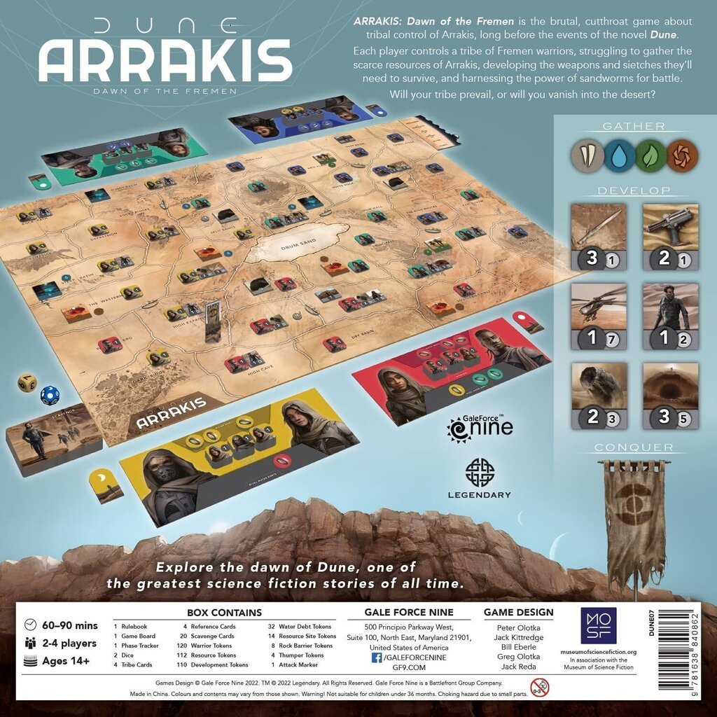 Dyyni - Arrakis: Dawn of the Fremen hinta ja tiedot | Lautapelit ja älypelit | hobbyhall.fi