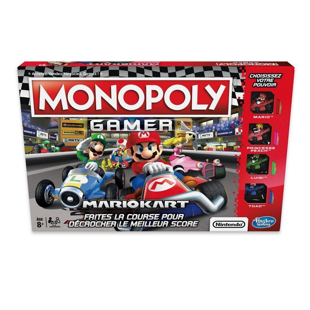 Lautapeli Monopoly Gamer Mario Kart, FR hinta ja tiedot | Lautapelit ja älypelit | hobbyhall.fi