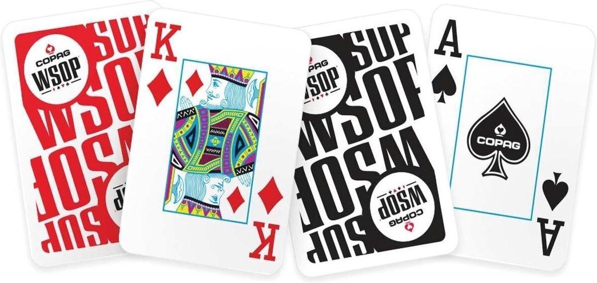 Kaksi pokerikorttipakkaa Copag Wsop Jumbo Index hinta ja tiedot | Korttipelit, pokeri | hobbyhall.fi