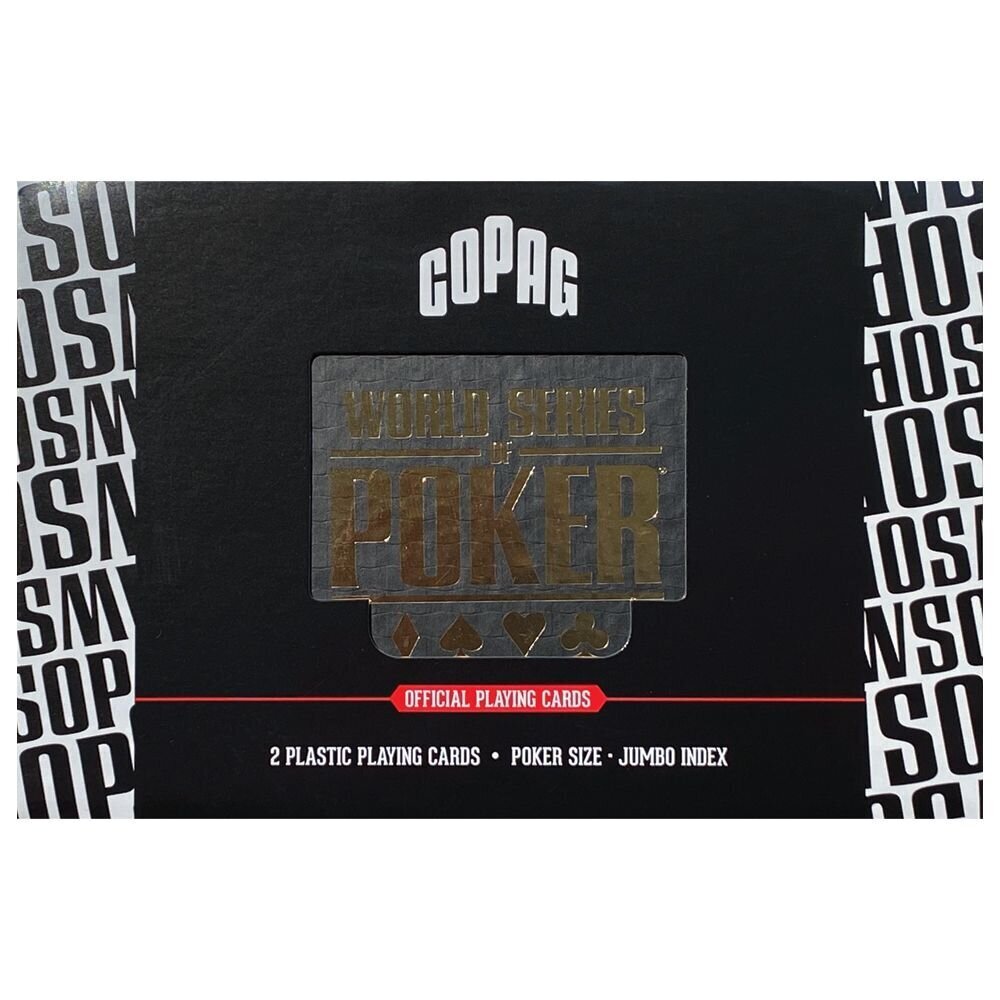 Kaksi pokerikorttipakkaa Copag Wsop Jumbo Index hinta ja tiedot | Korttipelit, pokeri | hobbyhall.fi