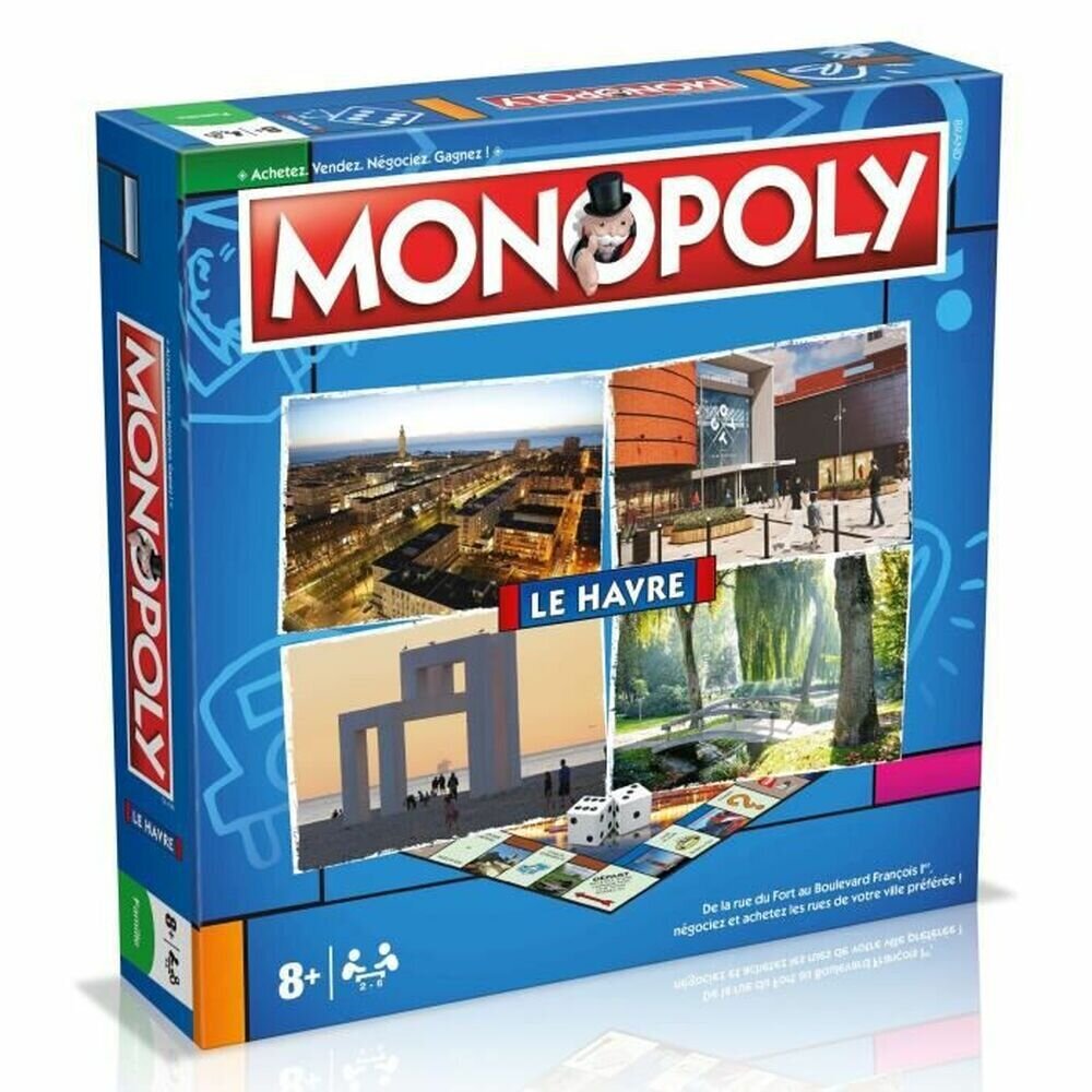 Lautapeli Winning Moves Monopoly Le Havre hinta ja tiedot | Lautapelit ja älypelit | hobbyhall.fi