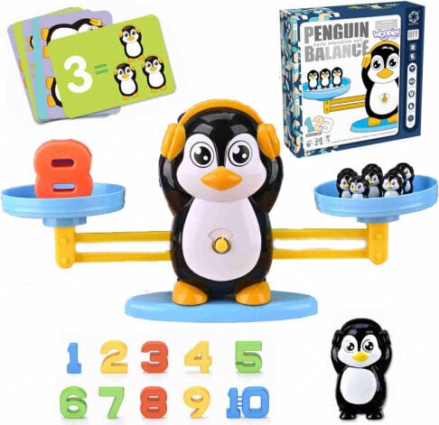 Opetusvaa'at laskemaan oppimiseen - Penguin, Woopie hinta ja tiedot | Lautapelit ja älypelit | hobbyhall.fi