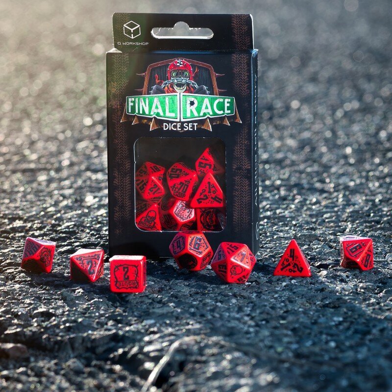 Final Race Dice Set: Engine Roar, punainen hinta ja tiedot | Lautapelit ja älypelit | hobbyhall.fi