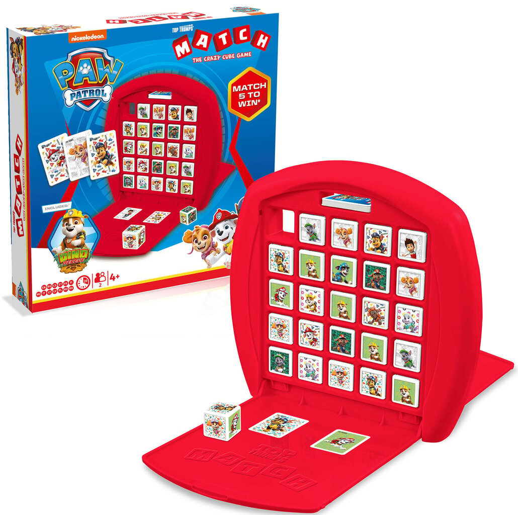 Lautapeli Paw Patrol Top Trumps Match, FI hinta ja tiedot | Lautapelit ja älypelit | hobbyhall.fi