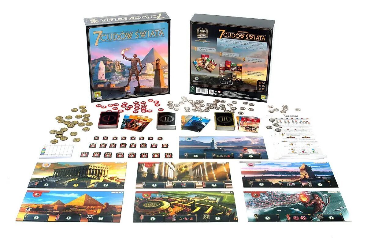 Peli Rebel 7 Wonders of the World, PL hinta ja tiedot | Lautapelit ja älypelit | hobbyhall.fi