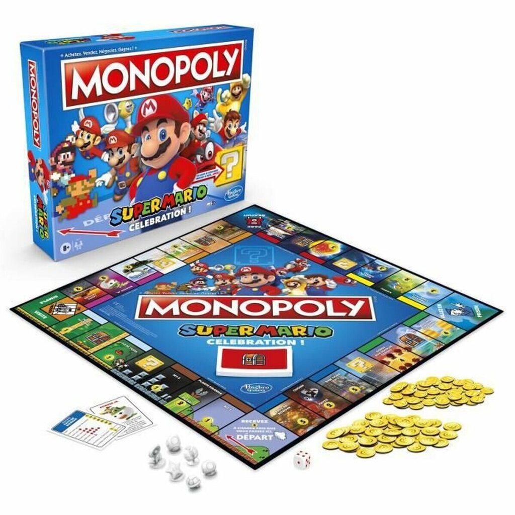 Lautapeli Monopoly Super Mario Celebration, FR hinta ja tiedot | Lautapelit ja älypelit | hobbyhall.fi