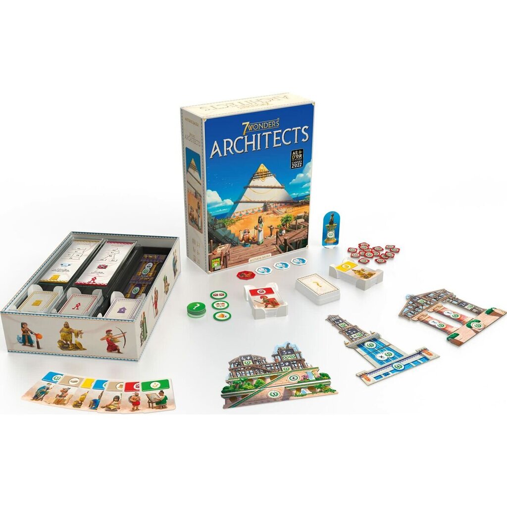 Lautapeli Asmodee 7 Wonders: Architects, FR hinta ja tiedot | Lautapelit ja älypelit | hobbyhall.fi