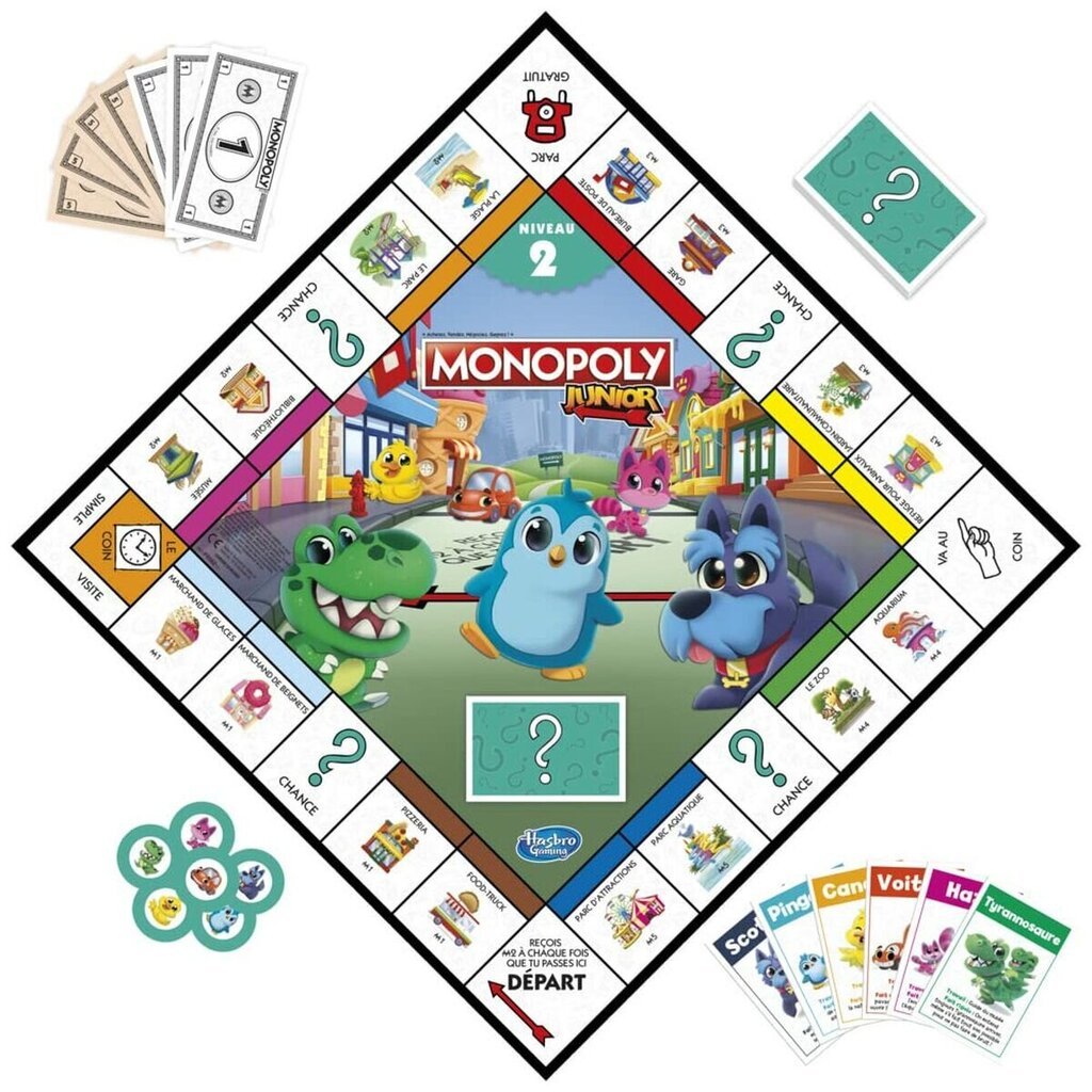 Lautapeli Monopoly Junior, FR hinta ja tiedot | Lautapelit ja älypelit | hobbyhall.fi