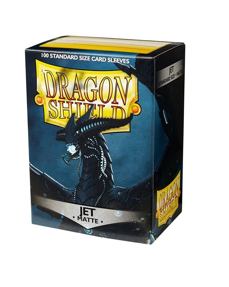 Korttihihat Dragon Shield Standard Sleeves - Matte Jet, 100 kpl. hinta ja tiedot | Lautapelit ja älypelit | hobbyhall.fi