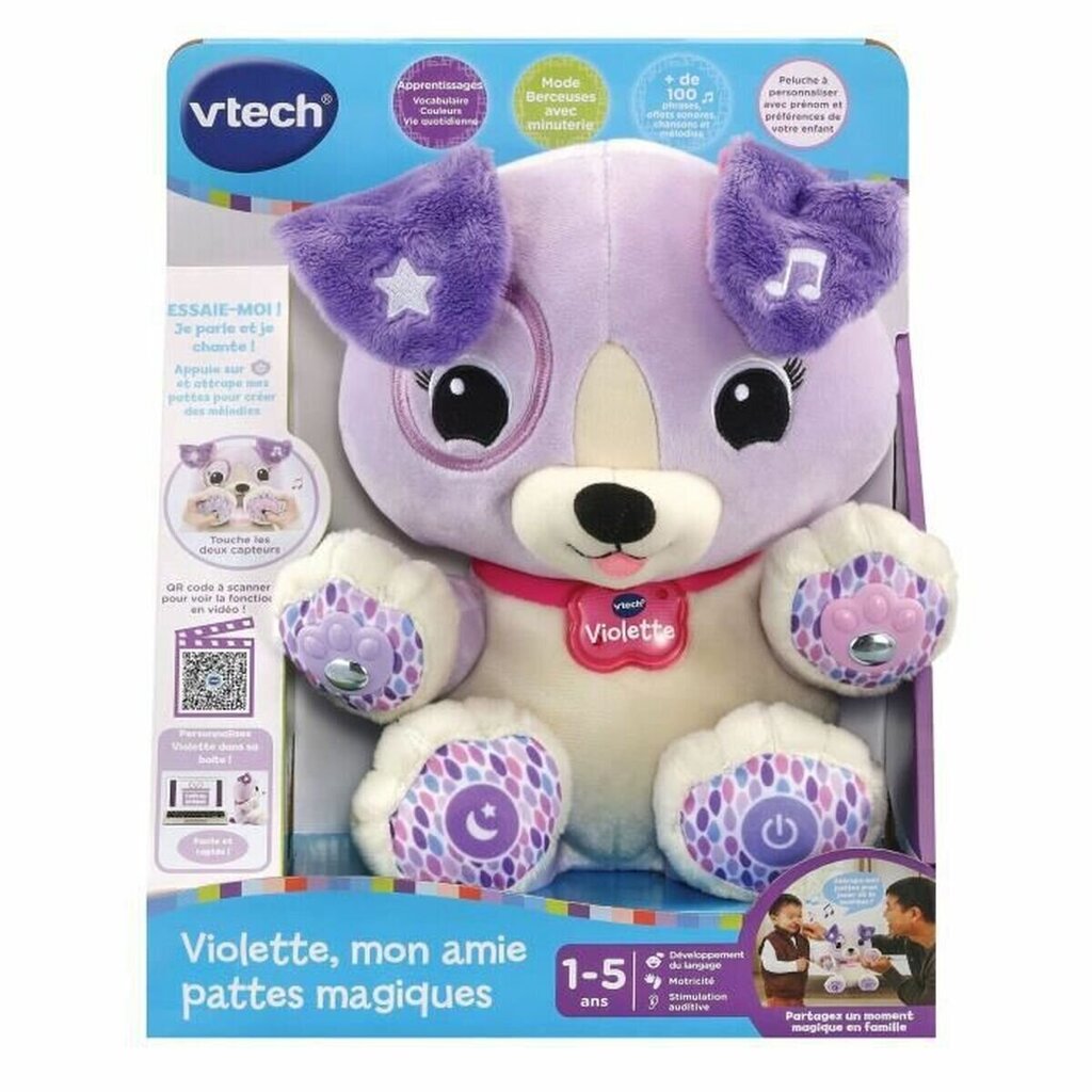 Musikaalinen pehmo Vtech Violet My Magic Paws Friend hinta ja tiedot | Pehmolelut | hobbyhall.fi