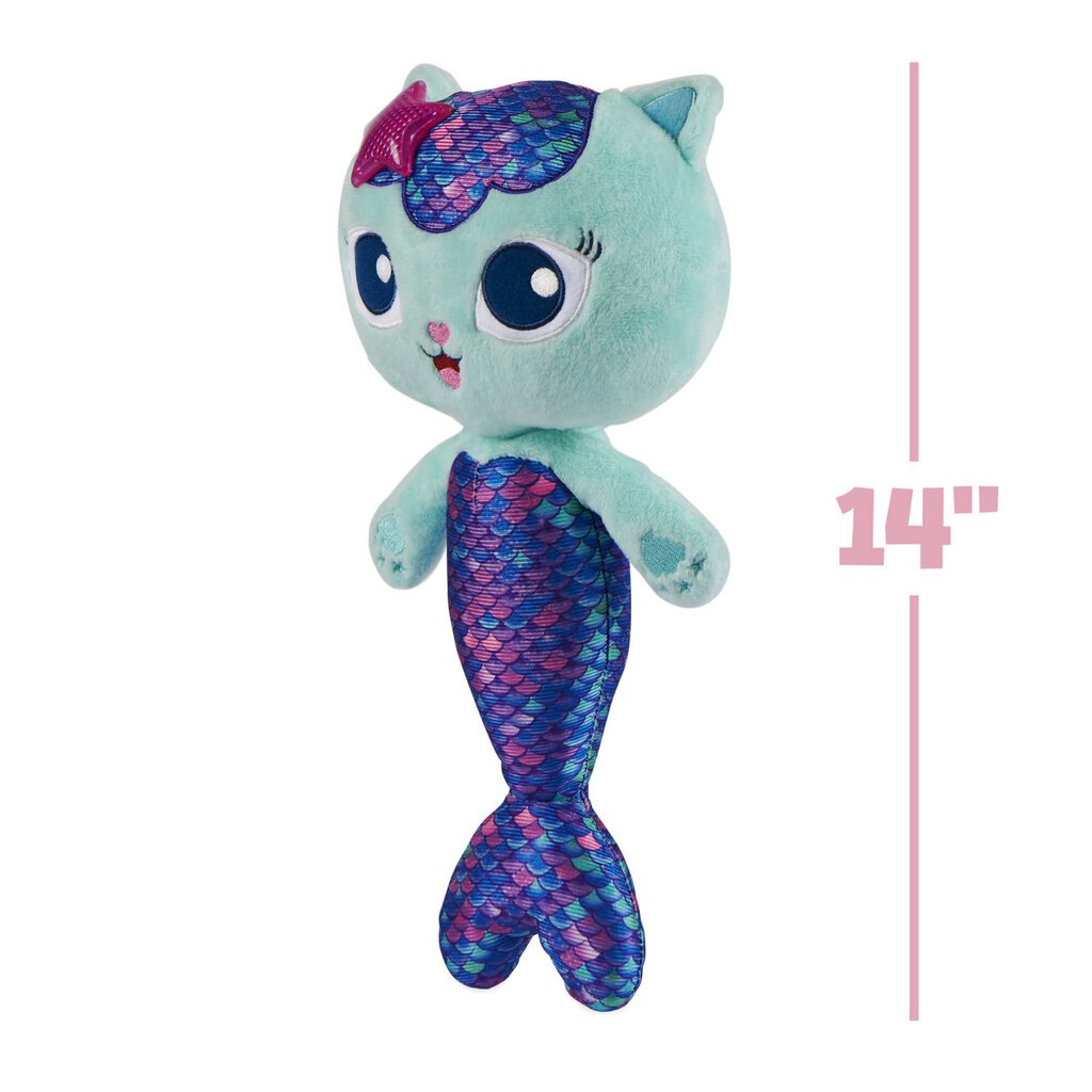 Interaktiivinen merenneitokissa SpinMaster Gabi Mermaid Cat House, 35 cm hinta ja tiedot | Pehmolelut | hobbyhall.fi