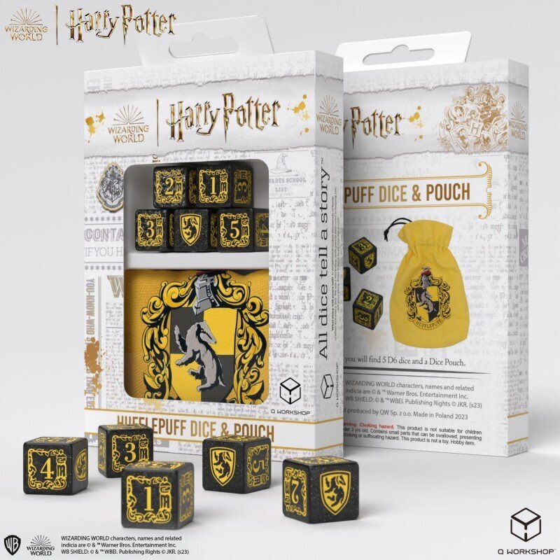 Noppasetti Q-Workshop Harry Potter Hufflepuff, pussineen hinta ja tiedot | Lautapelit ja älypelit | hobbyhall.fi