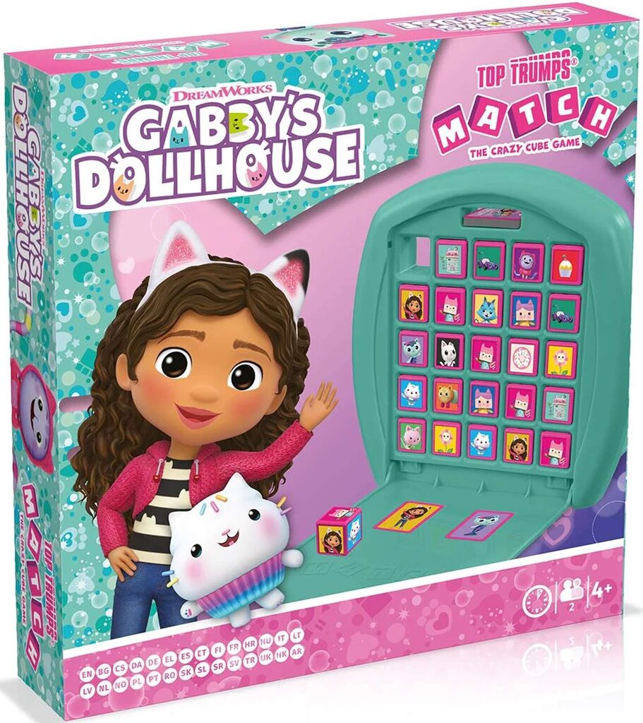 Puzzle Top Trumps Gabby Dollhouse hinta ja tiedot | Lautapelit ja älypelit | hobbyhall.fi