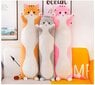 Pehmo Cat Aig, beige, 90 cm hinta ja tiedot | Pehmolelut | hobbyhall.fi