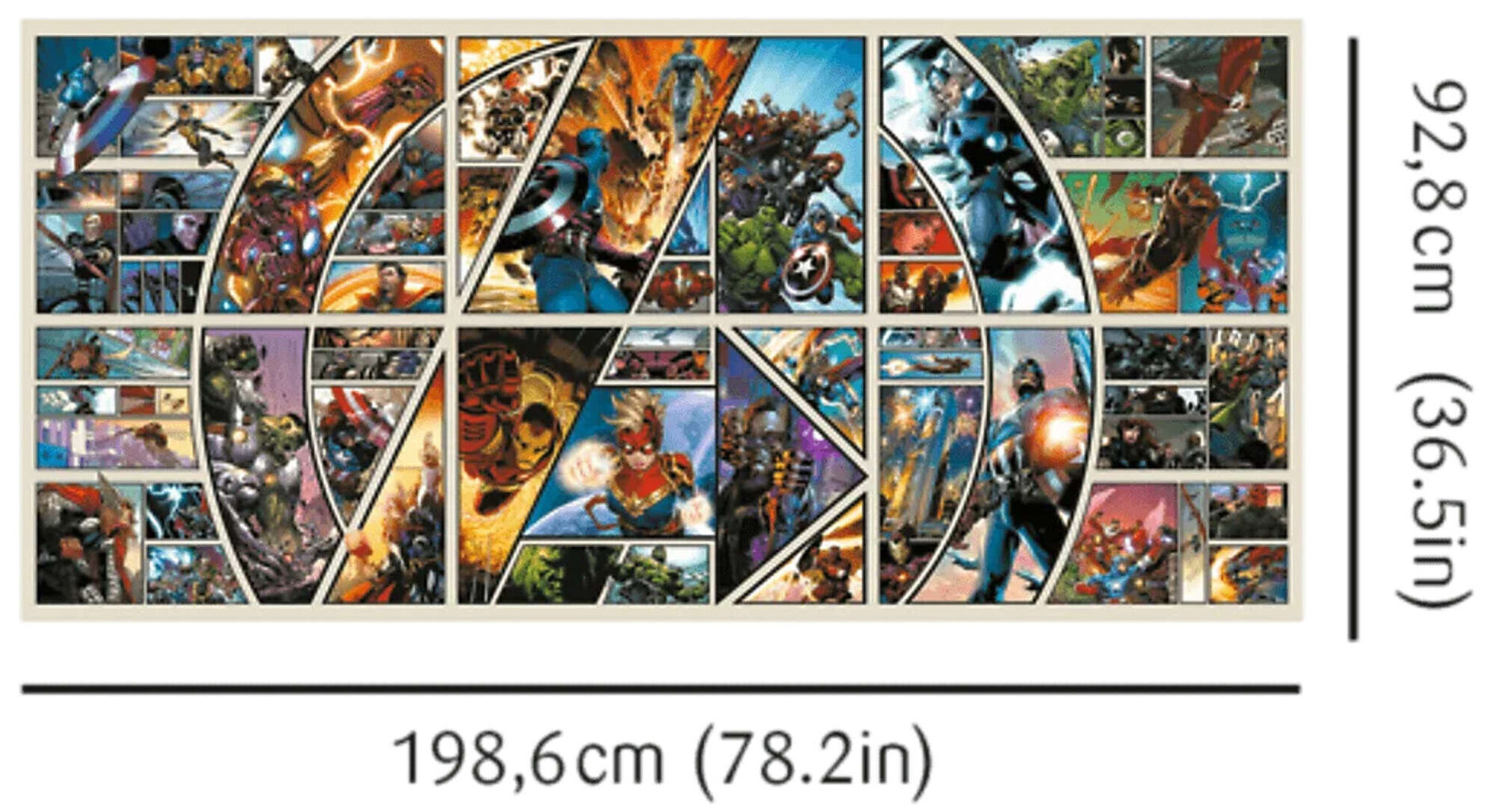 Puzzle Trefl UFT Avengers Marvel Across the Comic Universe, 9000 d. hinta ja tiedot | Palapelit | hobbyhall.fi