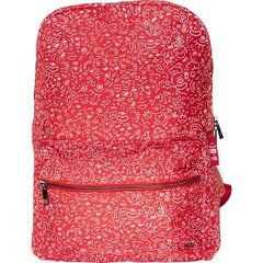 Hama HaHaHa Feel Notebook -reppu, jopa 40 cm (15,6"), punainen hinta ja tiedot | Koulureput ja -laukut | hobbyhall.fi