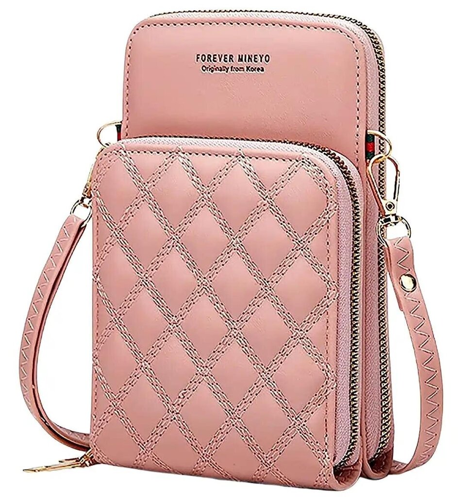 Naisten puhelinlaukku, lompakko, mini tikattu clutch laukku hinta ja tiedot | Urheilukassit ja reput | hobbyhall.fi