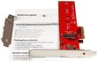 Kontroler StarTech 1x M.2, PCIe (PEX4M2E1) hinta ja tiedot | Ohjain- ja laajennuskortit | hobbyhall.fi