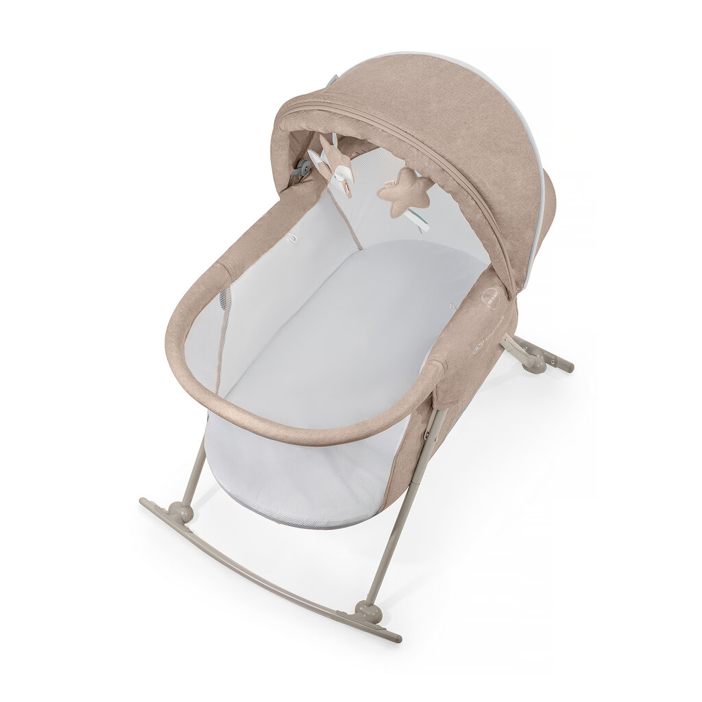 Matkasänky Kinderkraft Lovi, beige hinta ja tiedot | Matkasängyt | hobbyhall.fi