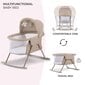 Kinderkraft Lovi, Vauvansänky beige hinta ja tiedot | Matkasängyt | hobbyhall.fi