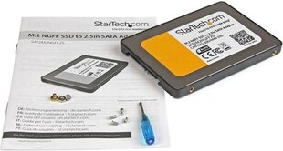 StarTech M.2 SSD to 2.5" SATA III Adapter - M.2 Solid State Drive Converter with Protective Housing (SAT2M2NGFF25) hinta ja tiedot | Komponenttien lisätarvikkeet | hobbyhall.fi