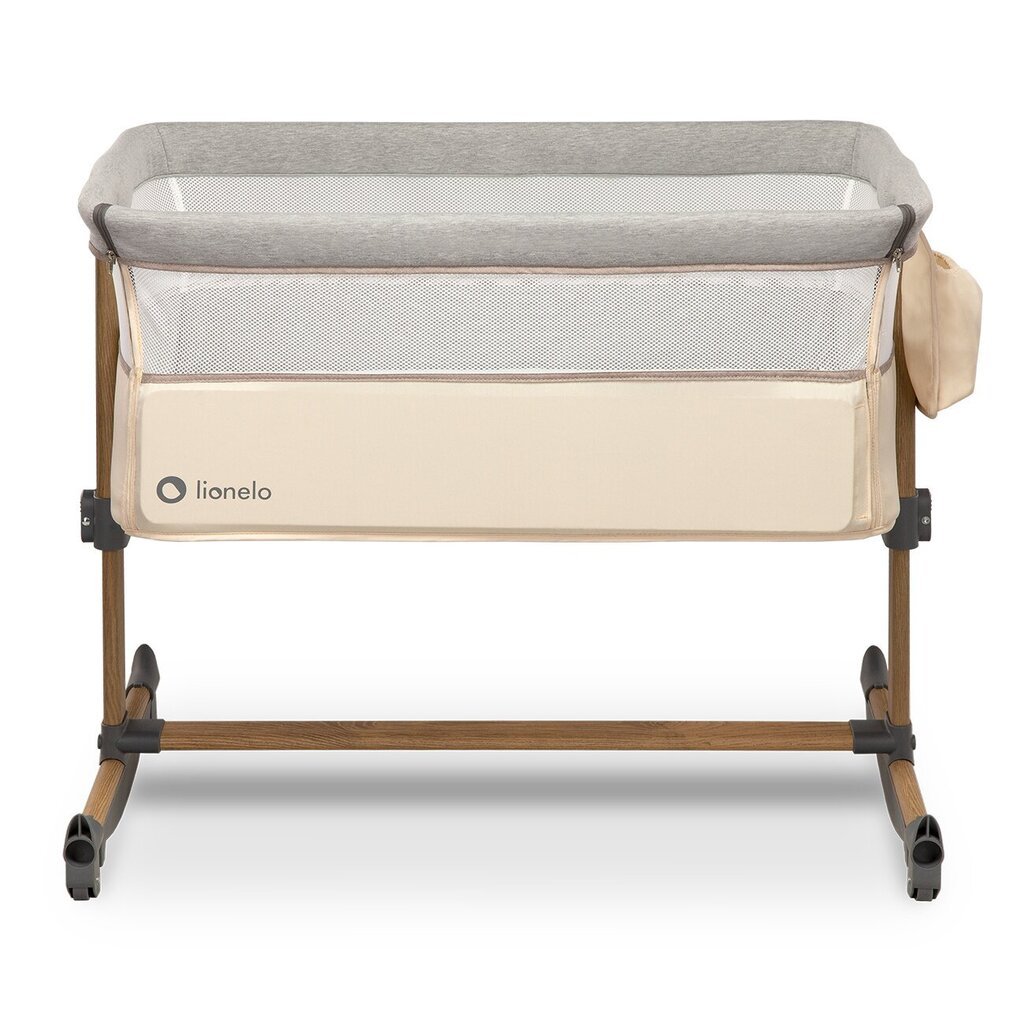 Pinnasänky Lionelo Leonie 3 in 1, Sand/Grey hinta ja tiedot | Matkasängyt | hobbyhall.fi