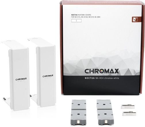 Noctua chromax.White heatsink Covers (NA-HC4) hinta ja tiedot | Komponenttien lisätarvikkeet | hobbyhall.fi