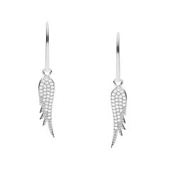 Fossil Wings hopeiset korvakorut 891184252 hinta ja tiedot | Korvakorut | hobbyhall.fi