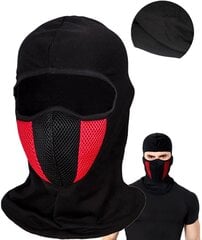 Hengittävä moottoripyörän balaclava musta maski hinta ja tiedot | Miesten hatut, huivit ja käsineet | hobbyhall.fi