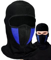 Balaclava, hengittävä naamio moottoripyörälle, musta hinta ja tiedot | Miesten hatut, huivit ja käsineet | hobbyhall.fi