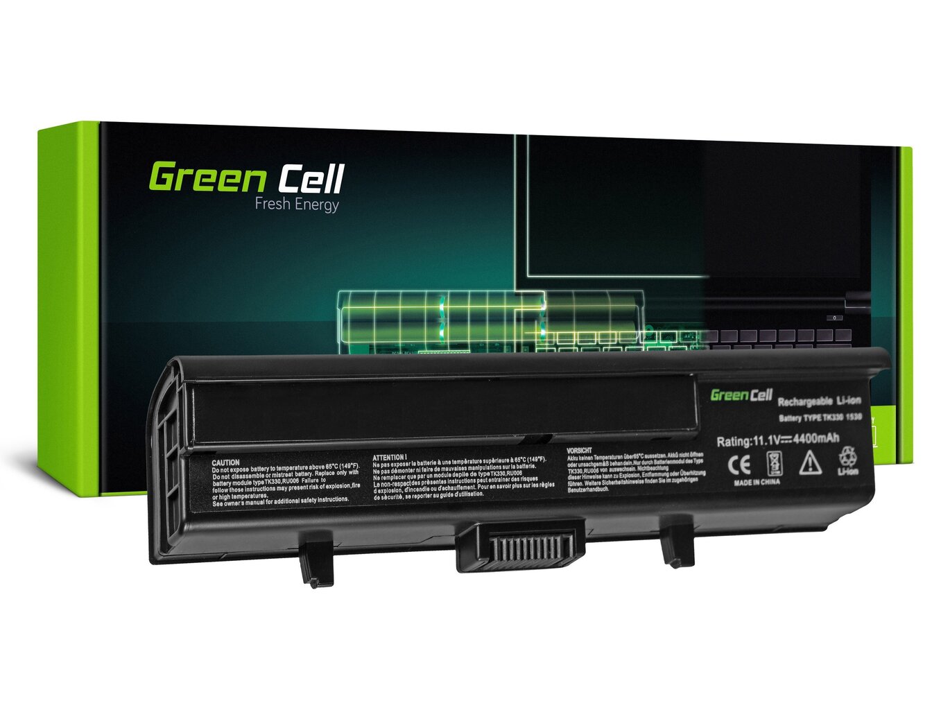 Green Cell Laptop Battery for Dell Inspiron XPS M1530 XPS M1530 XPS PP28L hinta ja tiedot | Kannettavien tietokoneiden akut | hobbyhall.fi