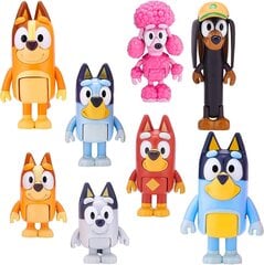 8kpl Bluey Bingo Friend Mallihahmo sarjakuva mini PVC liikkuvat liitokset figuuri hinta ja tiedot | Pienoismallit | hobbyhall.fi