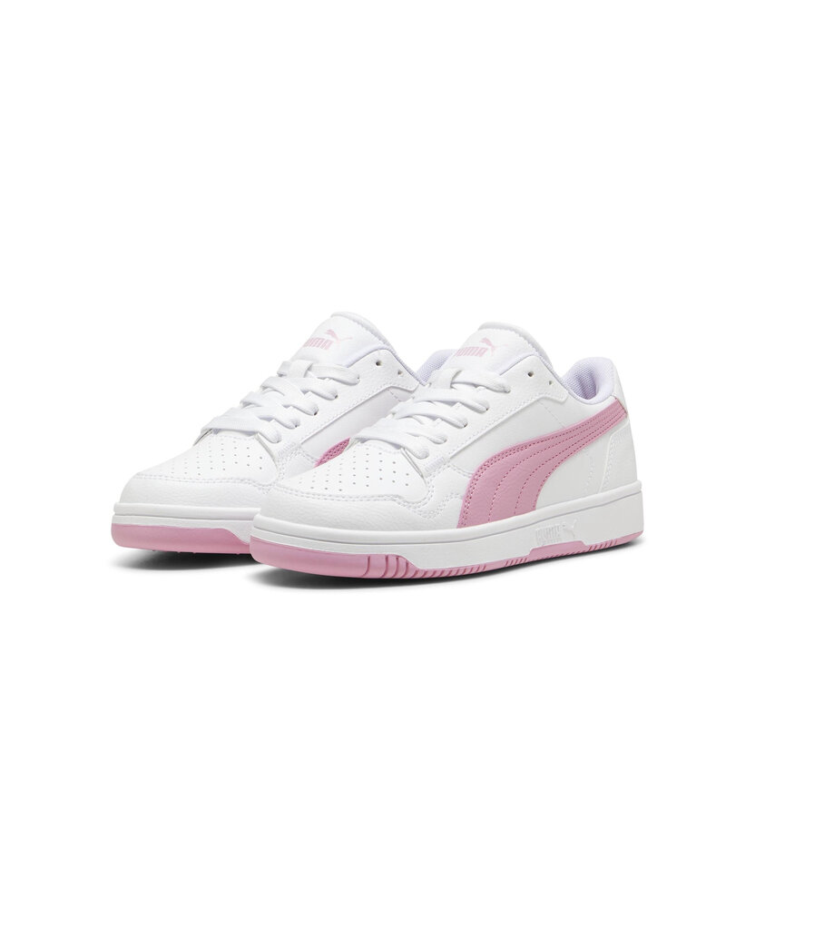 Puma Jalkineet Teini-ikäisille Reb-L Jr White Pink 398993 09 398993 09/6 hinta ja tiedot | Miesten urheilu- ja vapaa-ajan kengät | hobbyhall.fi