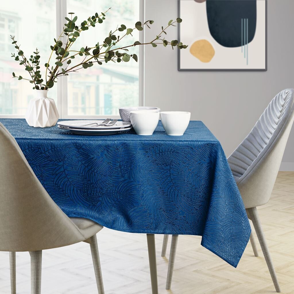 Pöytäliina Gaia Indigo, soikea hinta ja tiedot | Pöytäliinat, tabletit ja lautasliinat | hobbyhall.fi