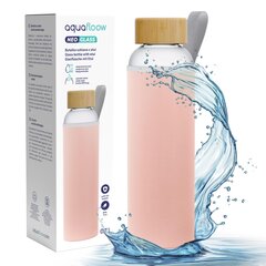 Juomapullo Aquafloow NeoGlass, 700ml hinta ja tiedot | Juomapullot | hobbyhall.fi