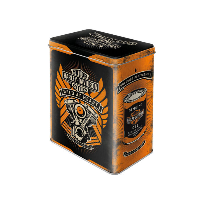 Harley-Davidson Wild at Heart metallilaatikko hinta ja tiedot | Säilöntä | hobbyhall.fi