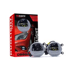 EinParts DL06 Päiväajovalot LED DRL Sumuvalot 6000K 12/24V Citroen Mercedes Mitsubishi Nissan Renault Subaru hinta ja tiedot | Ajovalot | hobbyhall.fi