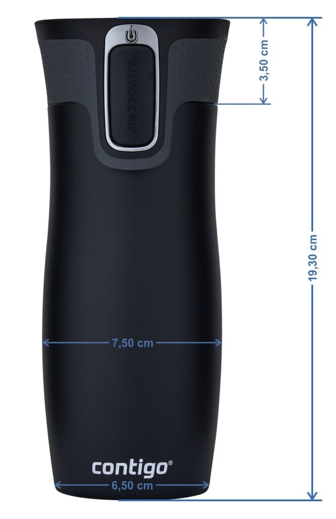 Contigo termospullo, 470 ml hinta ja tiedot | Termoskannut ja termosmukit | hobbyhall.fi