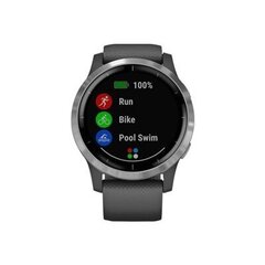 Garmin vívoActive 4 GPS-urheilukello, hopea: 010-02174-03 hinta ja tiedot | Älykellot | hobbyhall.fi