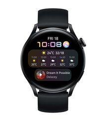 Huawei Watch 3 LTE älykello - musta hinta ja tiedot | Huawei Puhelimet, älylaitteet ja kamerat | hobbyhall.fi