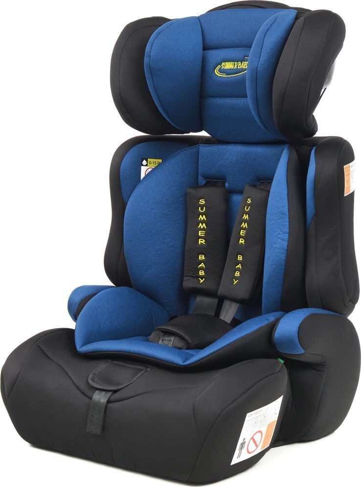 Autonistuin Summer Baby Cosmo i-Size, 9-36 kg, musta/sininen hinta ja tiedot | Turvaistuimet | hobbyhall.fi