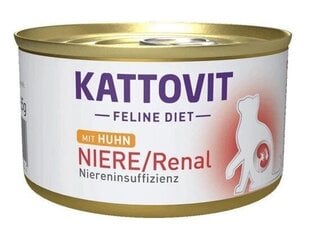 Kattovit Feline Diet Kidney/Renal kanan kanssa, 85 g hinta ja tiedot | Kissan kuivaruoka | hobbyhall.fi