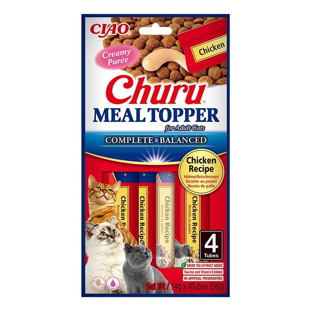 Inaba Churu Meal Topper kanalla, 4x14 g hinta ja tiedot | Kissan herkut | hobbyhall.fi