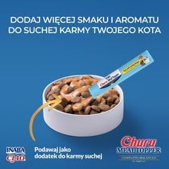 Inaba Churu Meal Topper tonnikalalla ja kampasimpukoilla, 4x14 g hinta ja tiedot | Kissan herkut | hobbyhall.fi