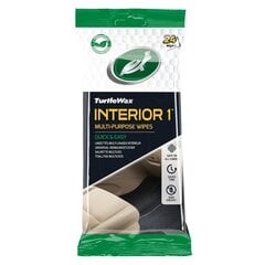 Yleiskäyttöiset kosteuspyyhkeet Turtle Wax Interior 1, 24 kpl. hinta ja tiedot | Autokemikaalit | hobbyhall.fi