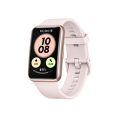 Huawei Watch Fit aktiivisuusranneke, vaaleanpunainen hinta ja tiedot | Huawei Puhelimet, älylaitteet ja kamerat | hobbyhall.fi