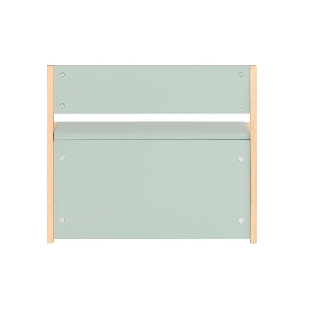 Lastenhuoneen lelulaatikko 64x30x55cm vihreä/beige hinta ja tiedot | Kaapit | hobbyhall.fi