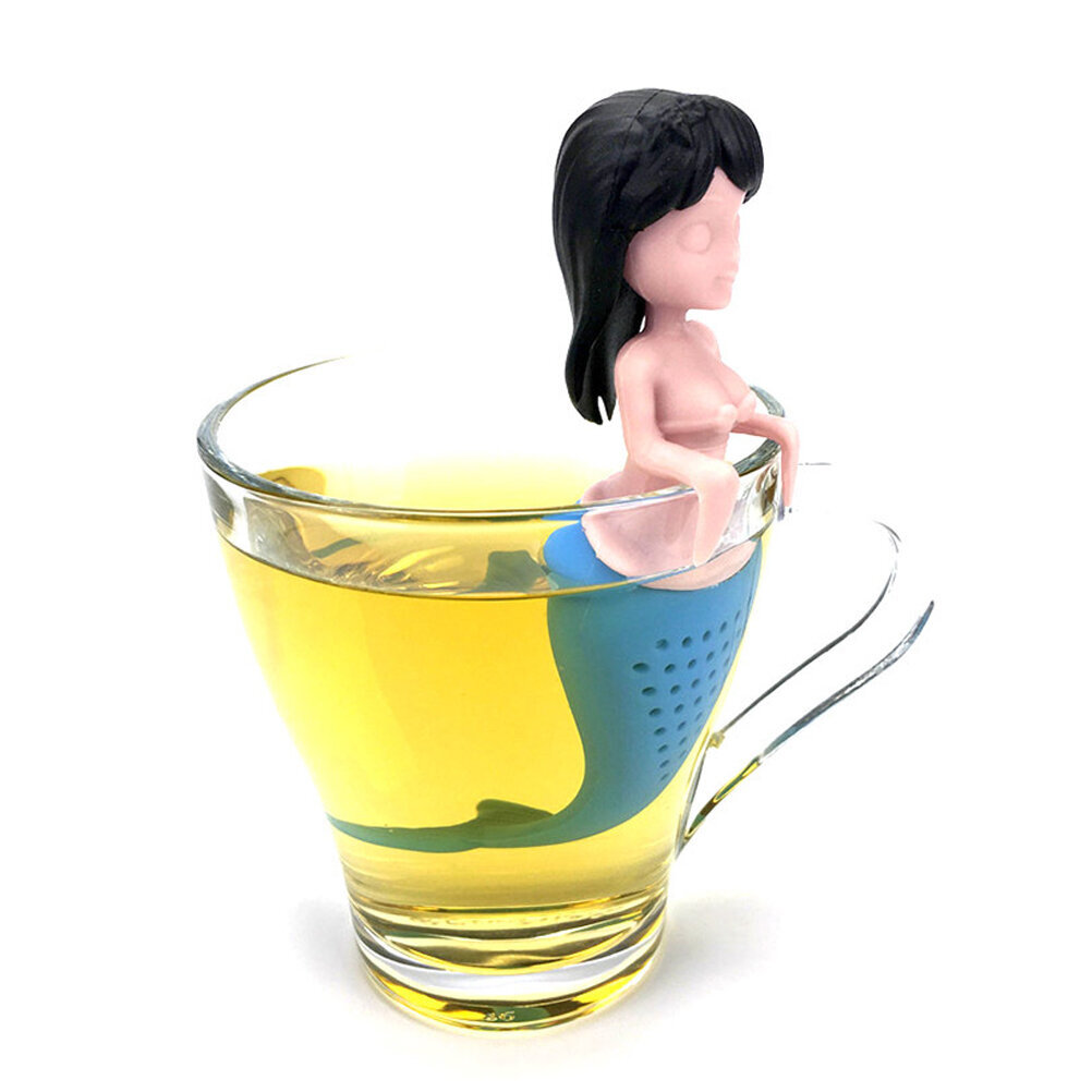 Mermaid Teesiivilä Silikoni Teesuodatin Sexy Mermaid Tea Infuser Uudelleenkäytettävä minisiivilä hinta ja tiedot | Keittiövälineet | hobbyhall.fi